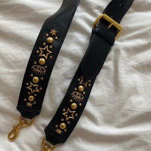 Rebecca Minkoff Black Gold Studded Strap